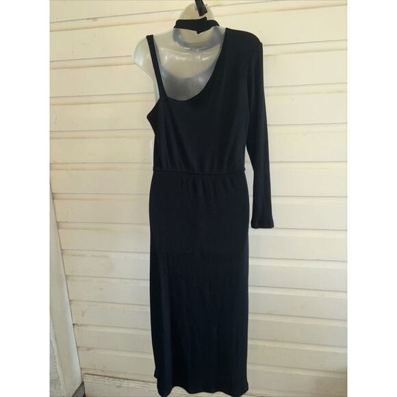 NWT LNA Free People Asymmetrical Sleeve Midi Length Dress Size M - Picture 7 of 10